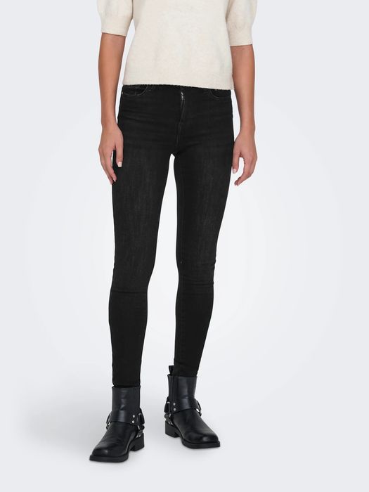 Jeansy rurki czarne Skinny Only XXL/30