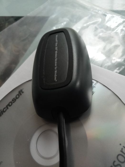 Adapter pc oryginalny Microsoft odbiornik pc oraz pad bezprzewodowy