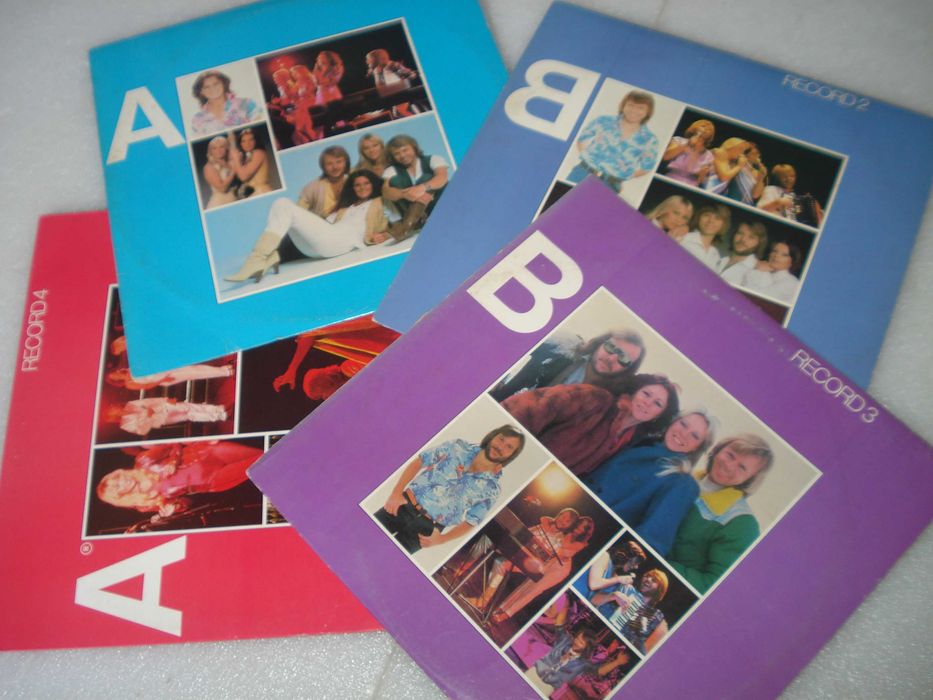 4 Antigos Lp`s Discos Vinil ABBA