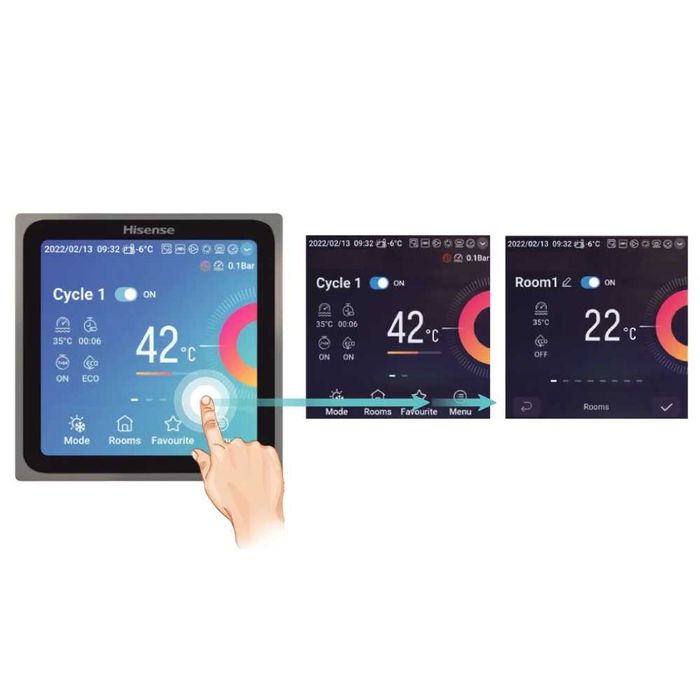 Pompa ciepła Hisense AHZ-080HCDS1 Hi-Therma Mono 8,0 kW