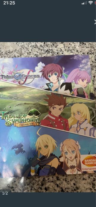 Manual jogo Ps3 Tales of Graces & Symphonia