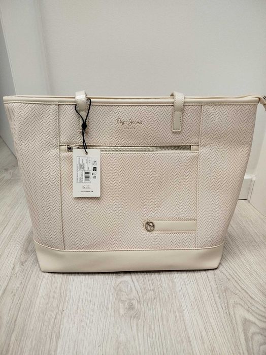 Mala branca Pepe Jeans