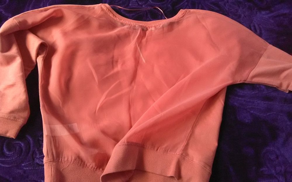 Bluzeczka damska kolor ceglany roz S DENIM