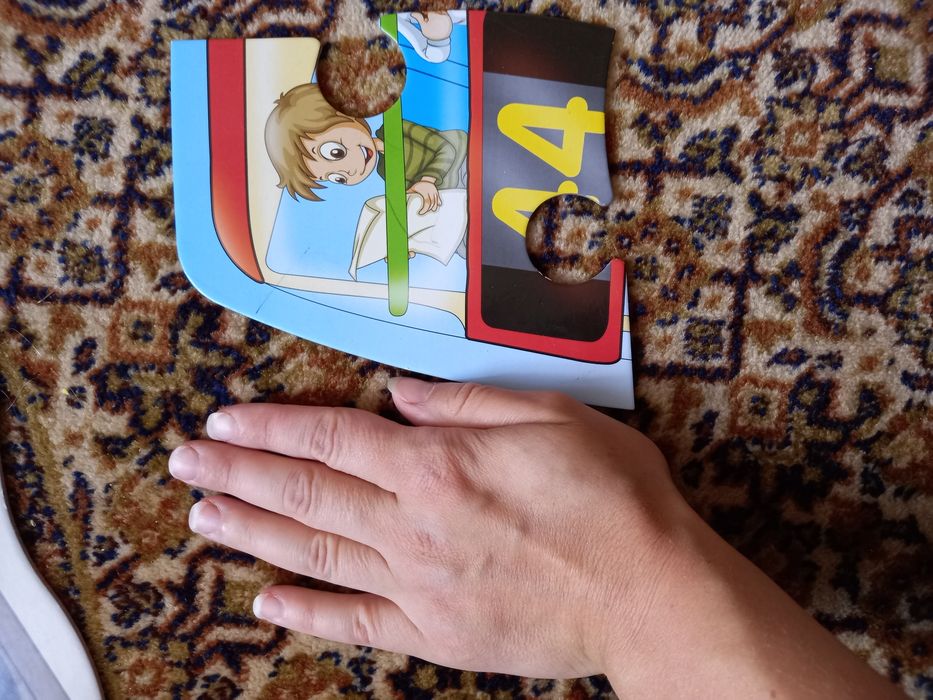 Puzzle podłogowe autobus 15 elementów