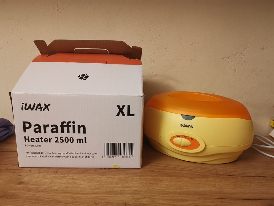 Duża Parafiniarka 300W do rąk stóp parafina 2,5l 2500  skarpety