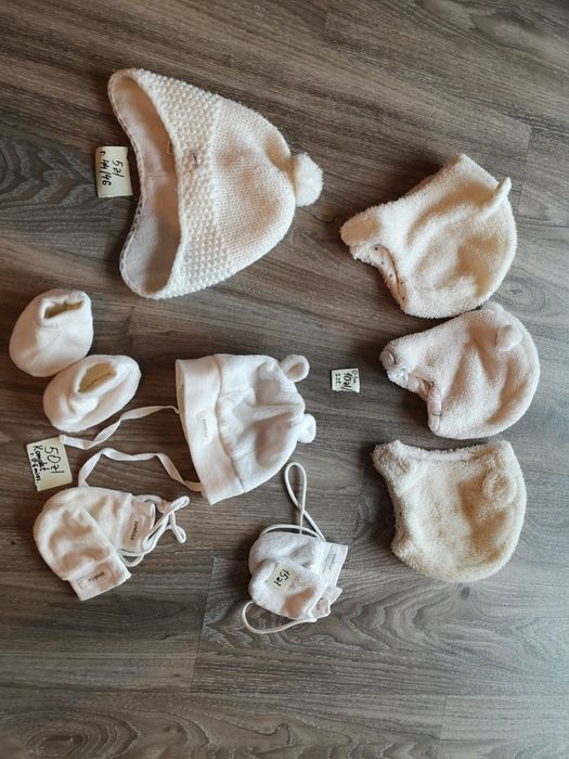 Czapki, rękawiczki , niechodki Newbie