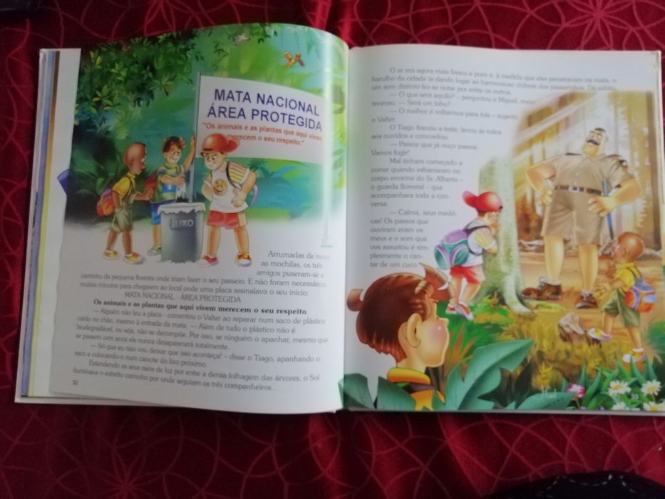Livro juvenil  "A Natureza Amiga"