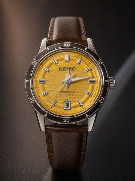 Seiko Presage Style 60’s Golden Yellow raro