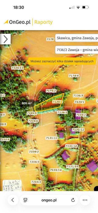 Widokowa  działka 609 m 2, Skawica, Sucha Góra koło Zawoi/dojazd, media w drodze - View 4