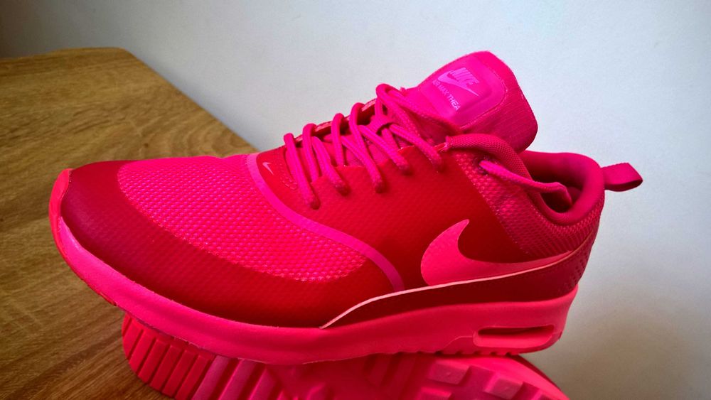NIKE AIR MAX THEA  rożowy neon piękne jak nowe okazja