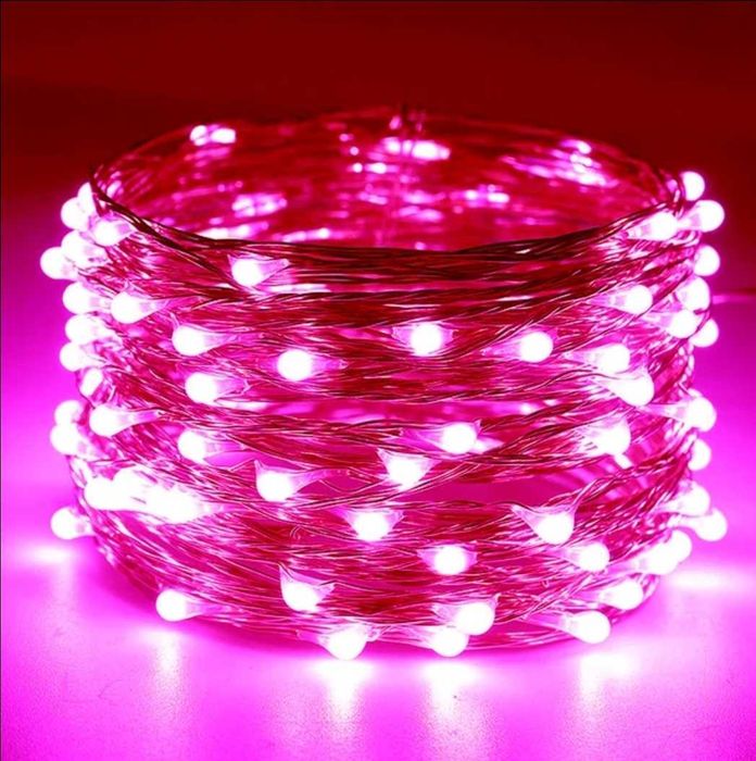 Акція! Гірлянда 5 метрів 50 LED на батарейках Капля Роси + ОПТ/ГУРТ