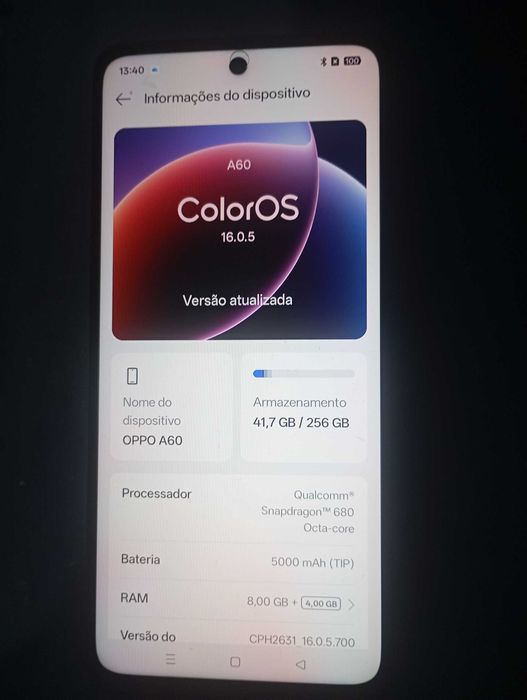 Smartphone Oppo A60