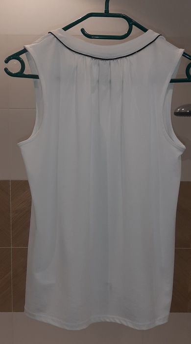 Bluzka H&M luźny krój kolor szampanski