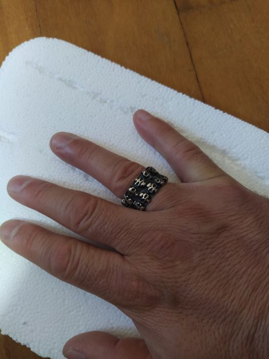 Aneis caveira e urso