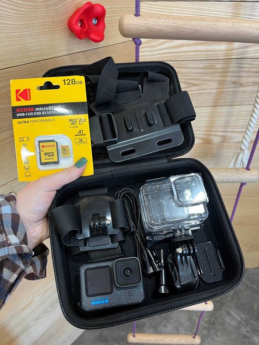 Екшн-камера GoPro Hero 12 + нагрудне кріплення