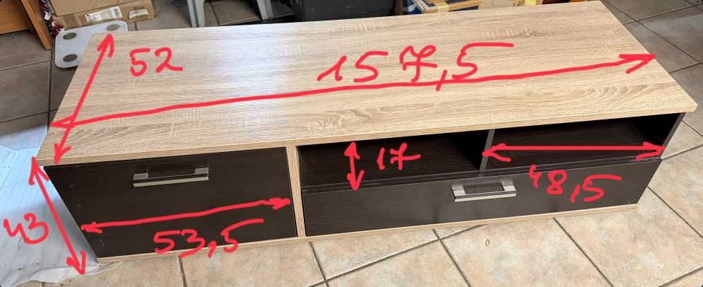 Meble - pod TV + szafka