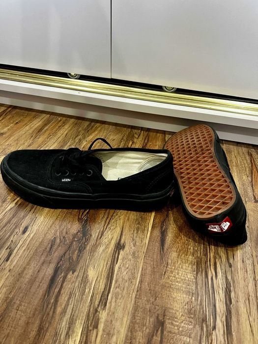 Czarne męskie damskie unisex trampki VANS 39 25cm