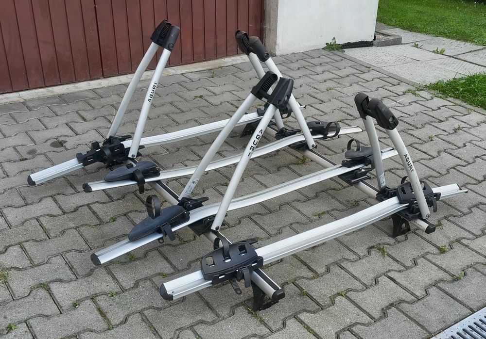 Bagażnik dachowy CRUZ + 4 uchwyty rowerowe Aguri Acuda II/III (Citroen C4 Picasso)