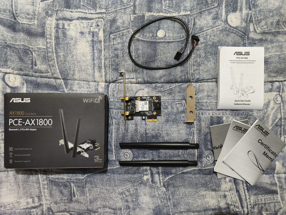 Placa de Rede Asus WiFi 6 Bluetooth 5.2 Dual-band