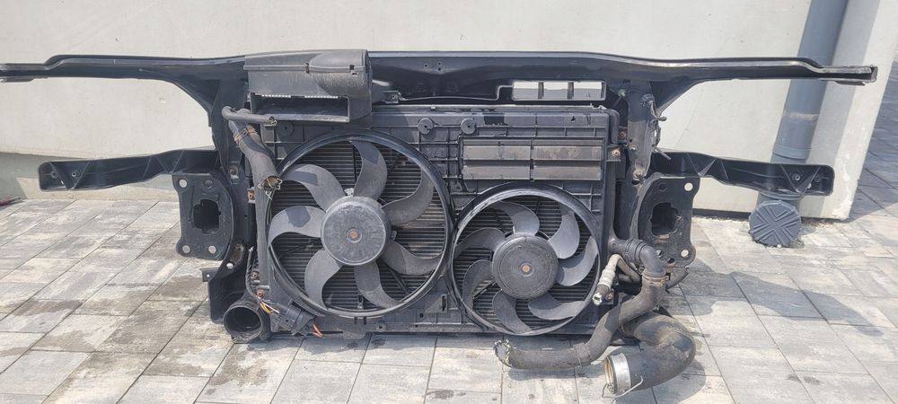 vw passat b6 2.0 tdi 05r- pas przedni chłodnice wentylatory