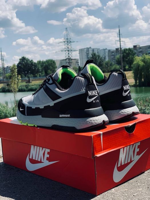Кросовки Nike водонепроницаемые Осенние кросивки найк Nike air max мужские красовки на каждый день Кожаные мембранные кросовки найк