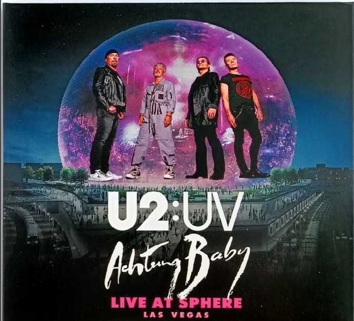 U2 Live at The Sphere Las Vegas DVD – Digital Format on USB Drive