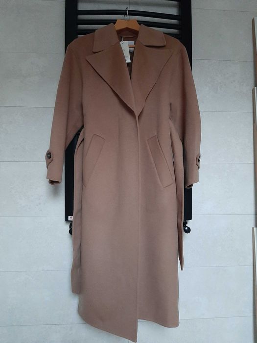 Welniany płaszcz MANGO rozm. XS