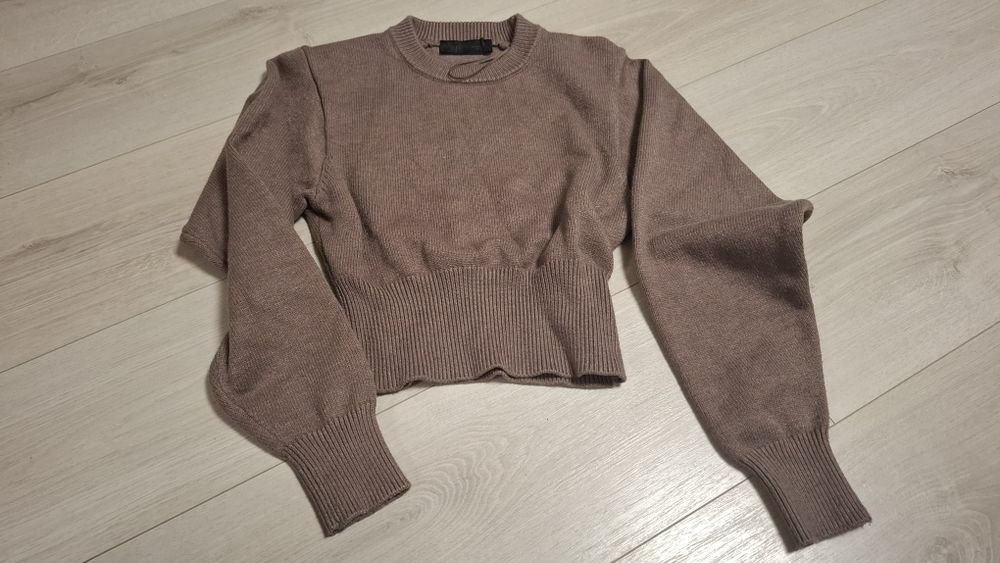 Sweterek zara krótki,  dł.rękaw roz. S
