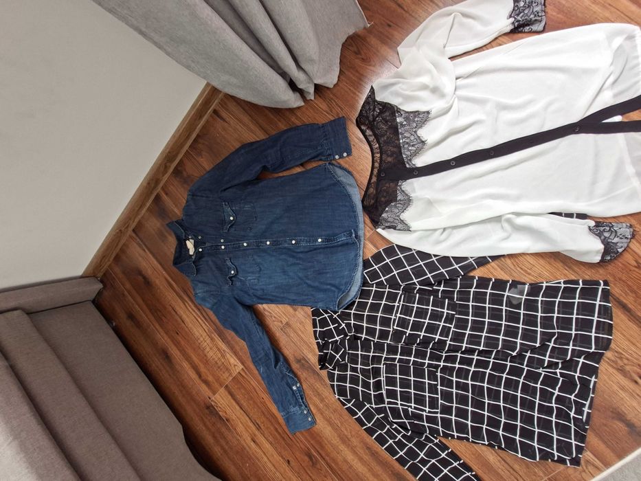 Firmowe koszule r.S /3 sztuki/ Hause, H&M