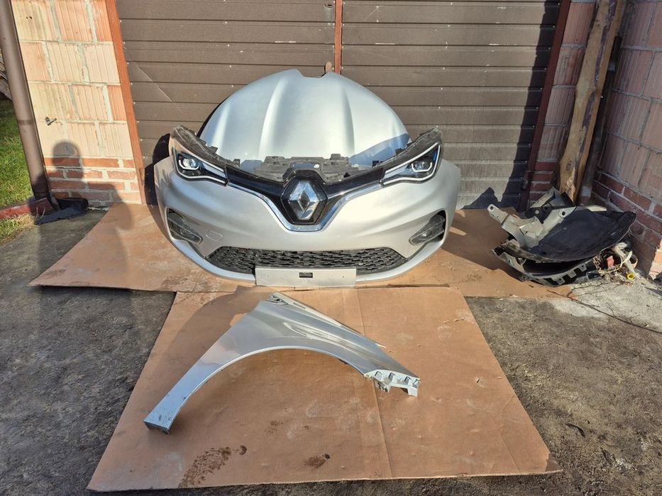 renault zoe maska błotnik prawy pas przedni chłodnice lampy kod laki