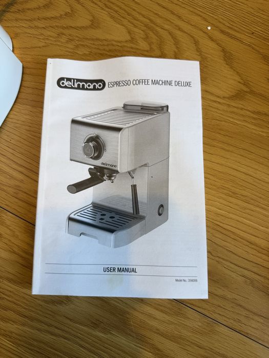 Delimano espresso coffee machine deluxe кавоварка ріжкова
