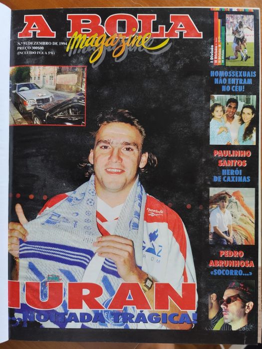A Bola 130 revistas. Junho 1987 a março 1998.