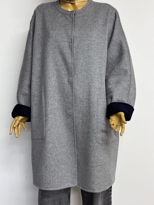 3XL двостононнє вовняне пальто Marina Rinaldi Max Mara батал вовна