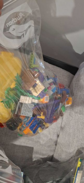 Grande quantidade Legos variados