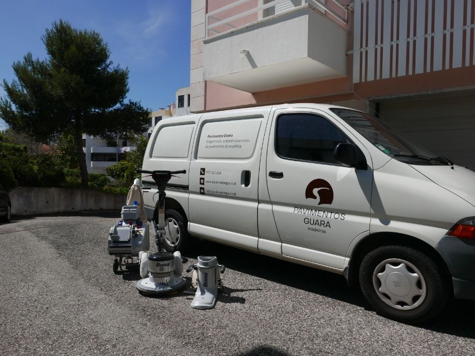 Afagamento pavimento madeira