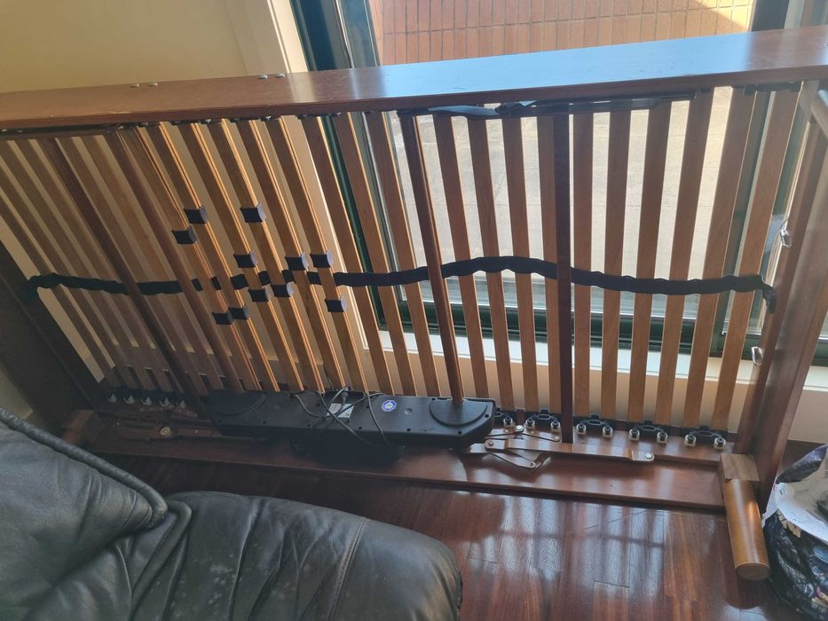 Cama solteiro com colchão ortopédico