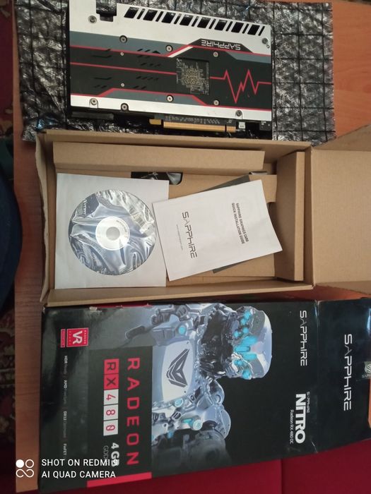 Видеокарта Rx 480 4gb 256Bit
