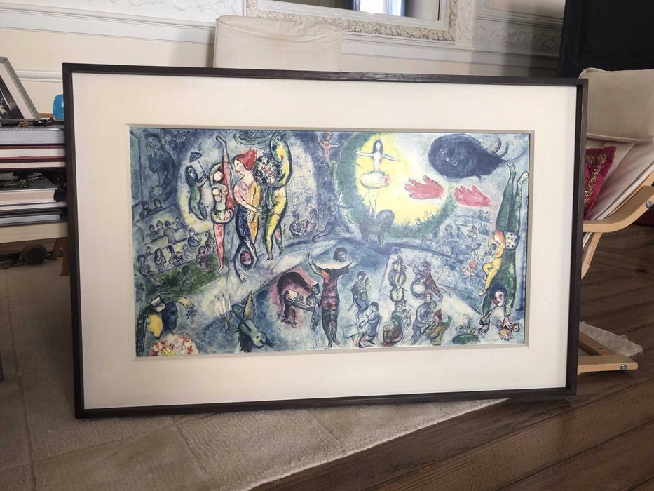 Marc Chagall, reprodução de qualidade, anos 1970/1980