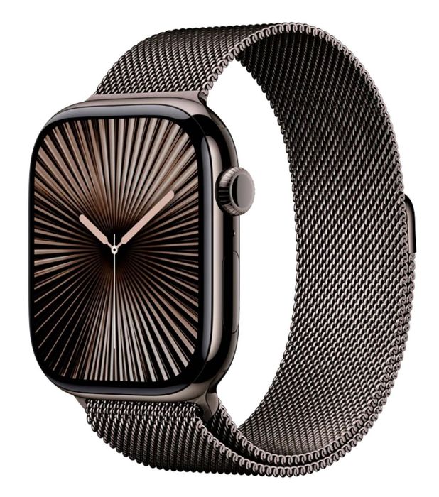 Apple Watch Series 10 LTE 46mm Slate Titanium Slate Milanese Loop M/L
