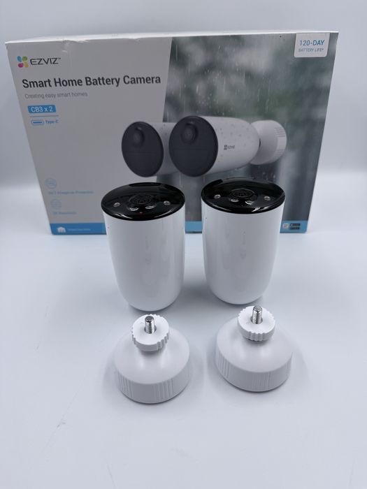 Zestaw 2x Kamera EZVIZ CB3 WiFi – bezprzewodowa, z akumulatorem