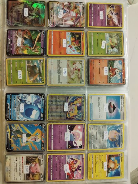 Cartas Pokémon individuais