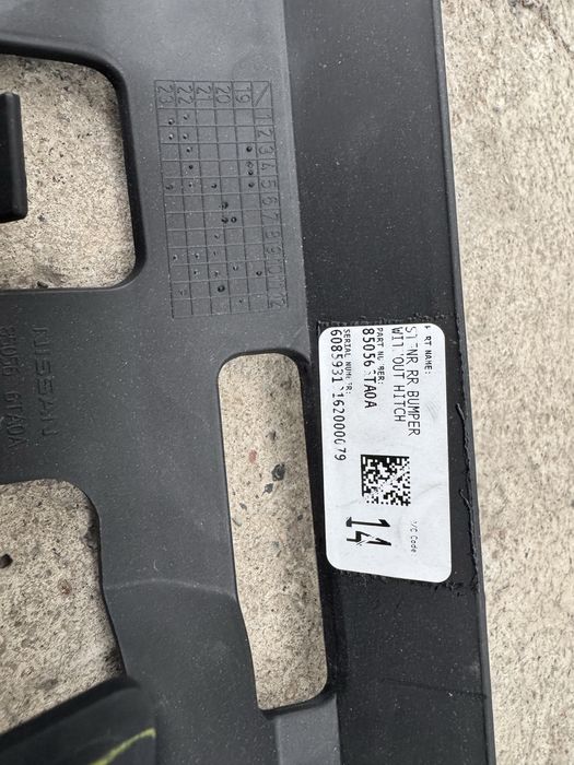 sa様オーダーページ162 Центральне кріп заднього бампера 850566ta0a Nissan Pathfinder R53