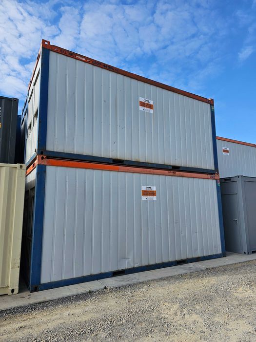 Kontener socjalny, magazyn, garaż, biuro, 20DV/6m transport HDS