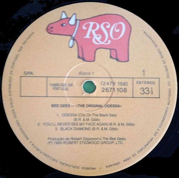 Bee Gees	- - - - -	Odessa	- - - - -	2 X LP
