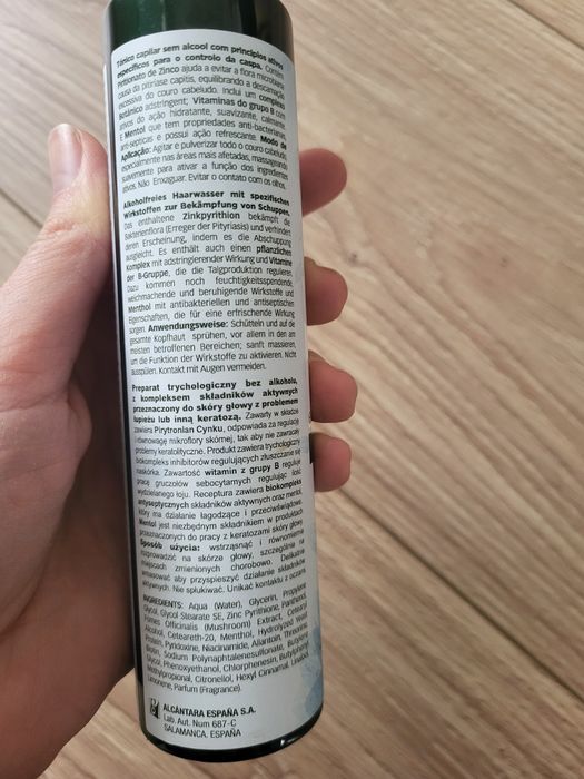 Alcantara traybell lotion control na łupież
