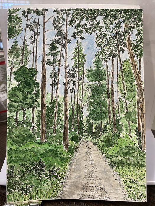 Картина, написана аквареллю