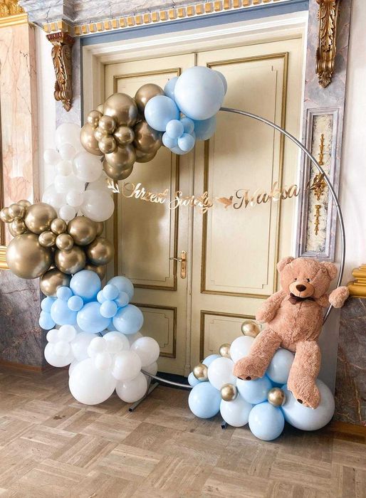 Ścianka, dekoracje, balony, urodziny, Komunia, Chrzest