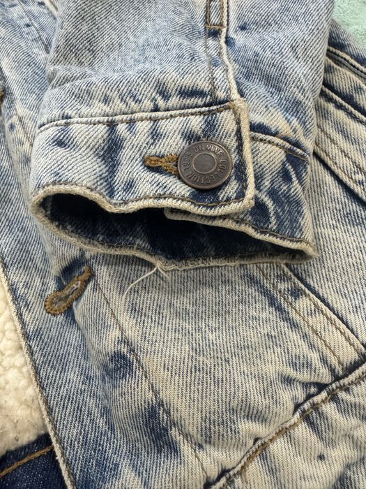 Джинсова куртка з хутром Zara 128 зріст