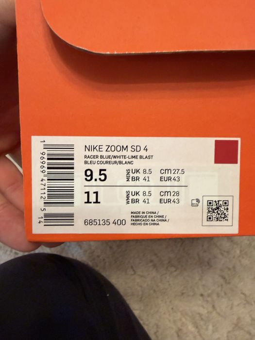 Nike zoom sd4 rozmiar 43