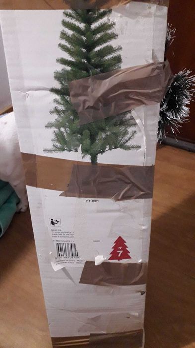 Arvore de Natal com enfeites